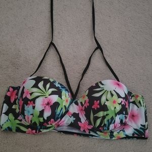 Super cute Multi color bikini top